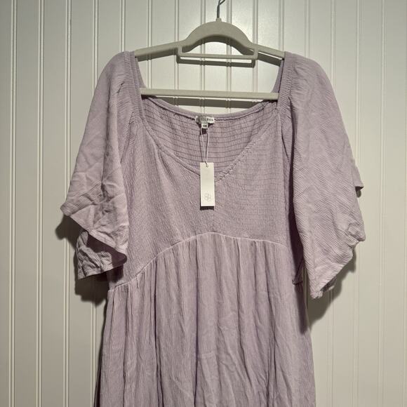 Baltic Born Felicity Smocked Dress Lilac Purple NEW Plus Size 3X - Picture 3 of 8
